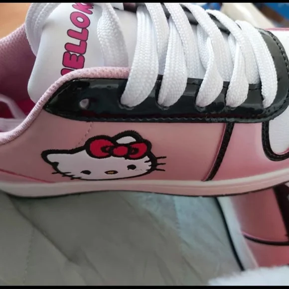 Pink and Black Sneakers - Picture 3 of 3